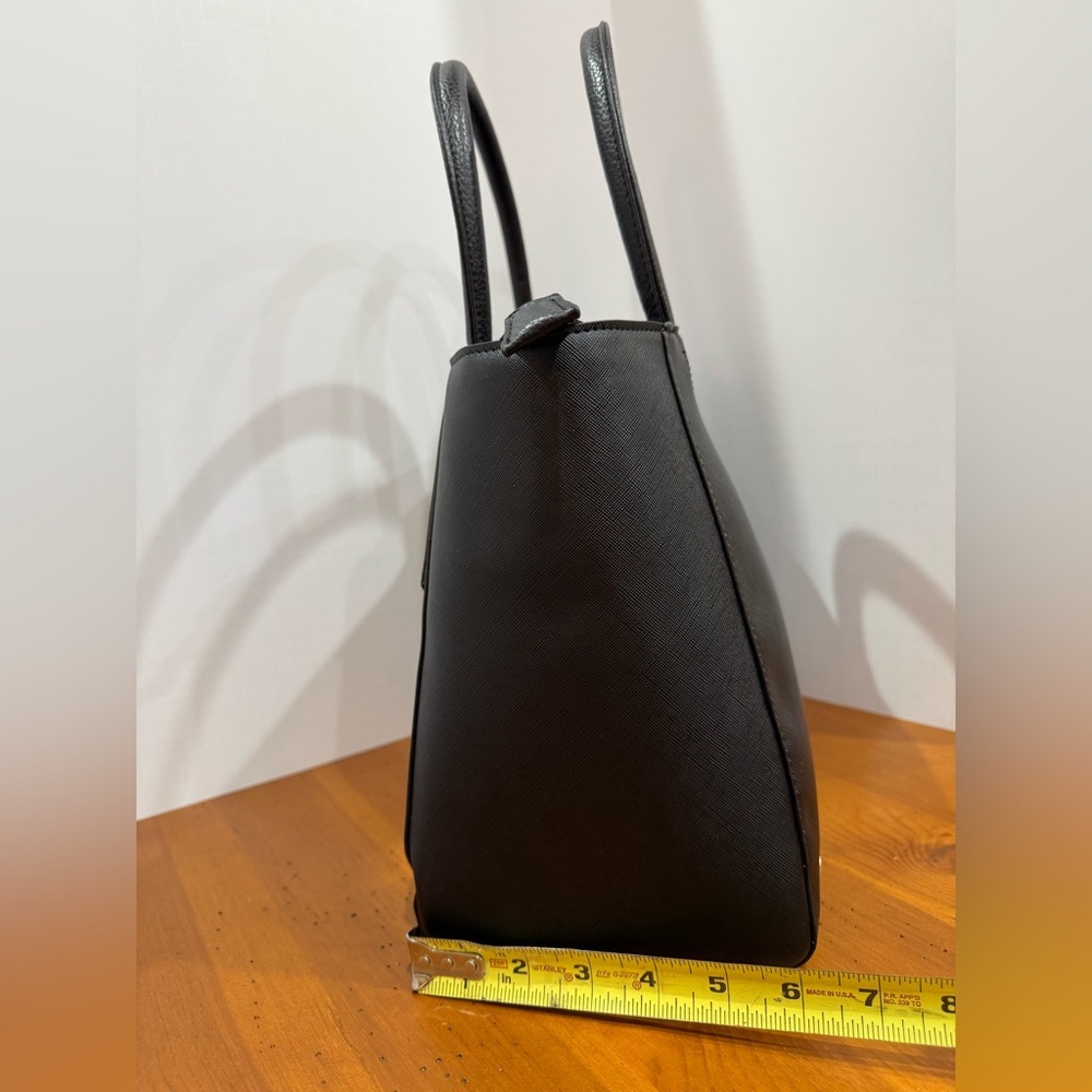 Steve Madden black handbag with textured fabric - Picture 7 of 14